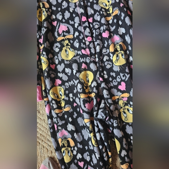 Looney Toons Tweety Bird One Piece Sleep Warm Size s - Picture 3 of 6